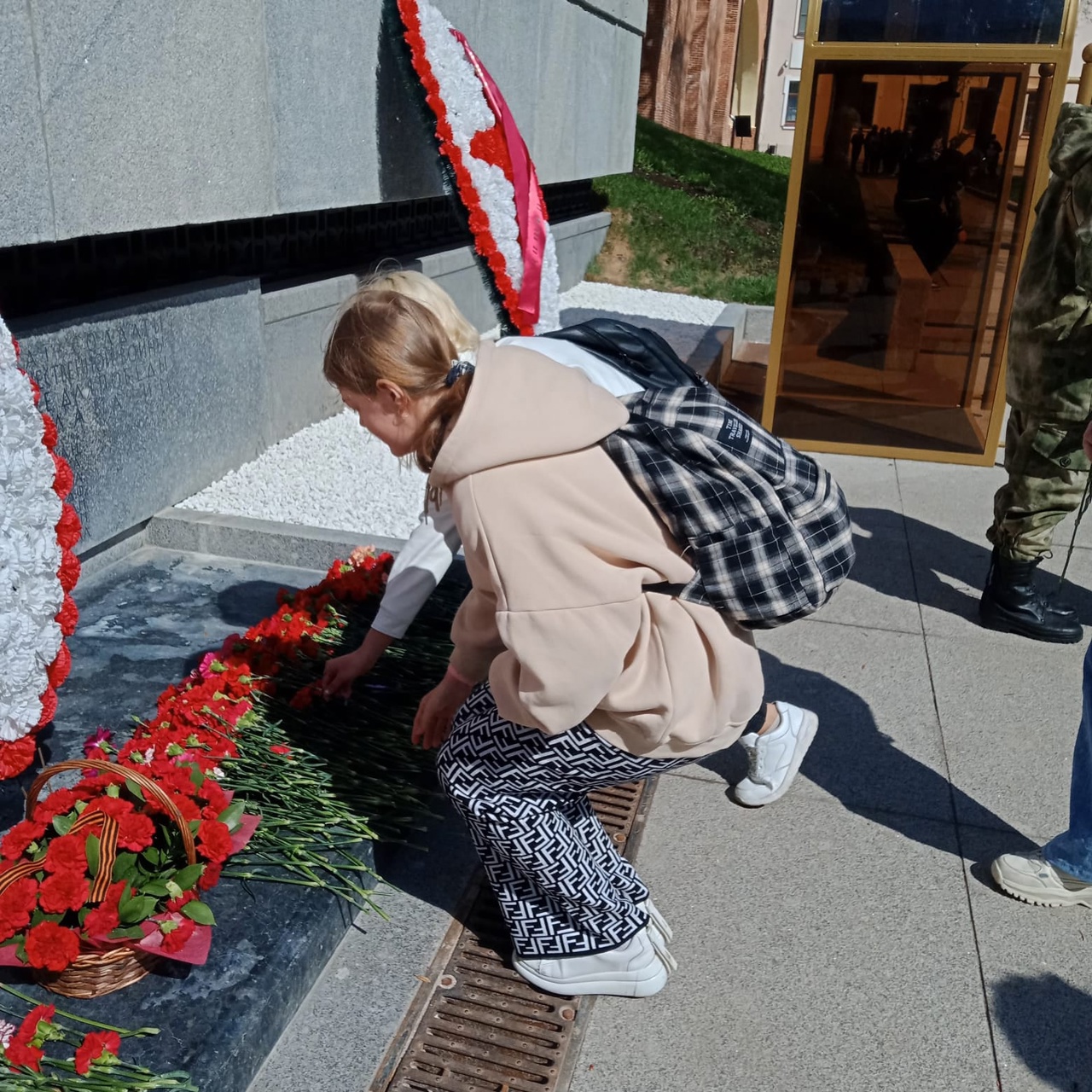 Акция &amp;quot;Вечный Огонь Славы&amp;quot; возложение цветов.