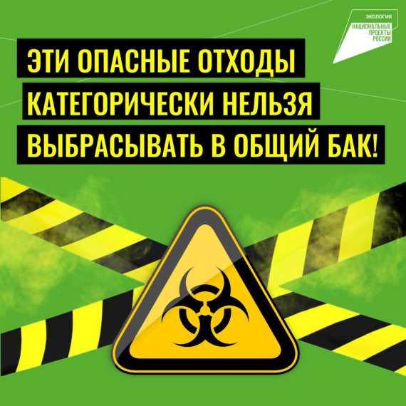 Опасные отходы.
